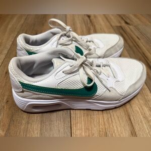 (Nike Air Max SC 'Creamwhite Green' CZ5358-104 GS 7Y, 8.5 Women’s  EUC